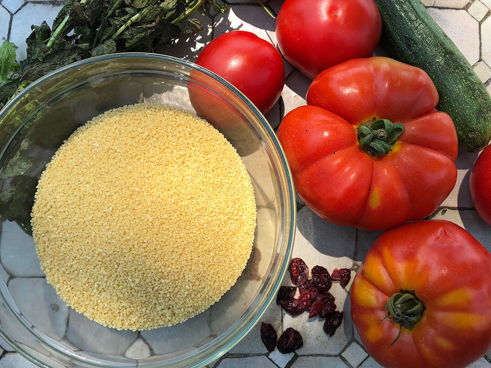 Taboulet fra middelhavet - solmodne tomater og fersk mynte
